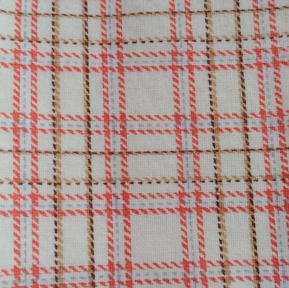 Janie and Jack Button-Cuff Plaid Ponte Pant EUC - Picture 6 of 7
